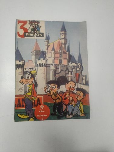 Portada del libro de 3 amigos. Año I. nº 6 (PPC, 1957)