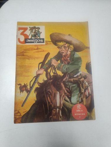 Portada del libro de 3 amigos. Año II. nº 7 (PPC, 1957)