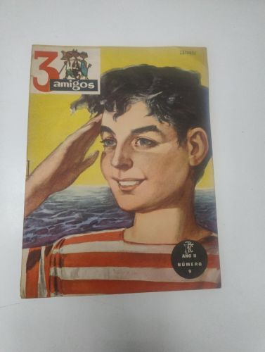 Portada del libro de 3 amigos. Año II. nº 9 (PPC, 1957)