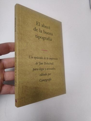 Portada del libro de El abecé de la buena tipografía 