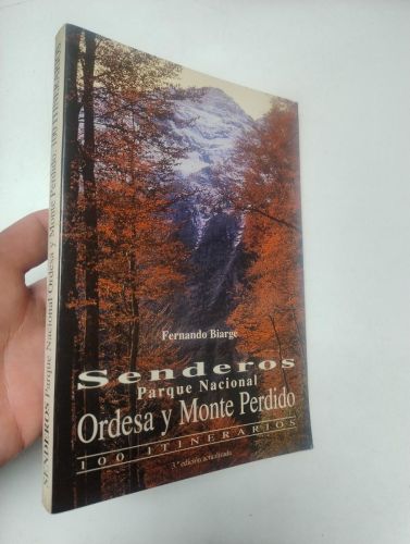Portada del libro de Senderos del Parque Nacional de Ordesa y Monte Perdido