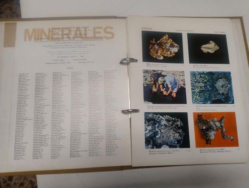 Portada del libro de Minerales (Scheelita-Daco, 1966)