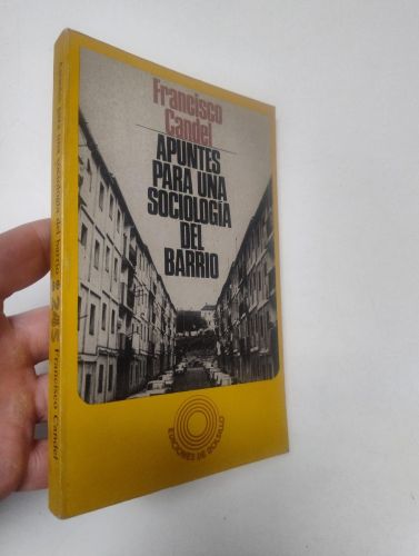 Portada del libro de Apuntes para una sociología del barrio