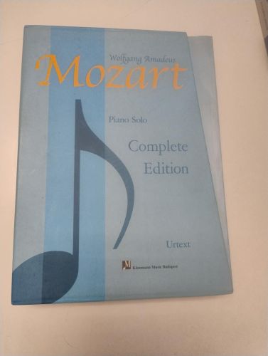 Portada del libro de MOZART PIANO SOLO - COMPLETE EDITION 4 VOLUMENES