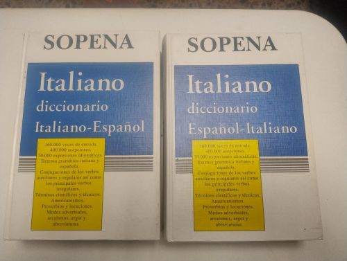 Portada del libro de SOPENA DICCIONARIO ITALIANO ESPAÑOL/ESPAÑOL ITALIANO
