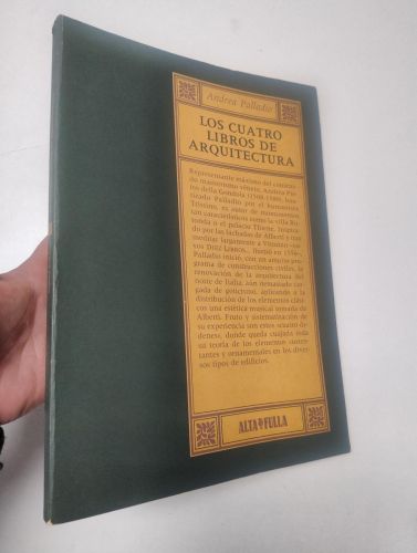 Portada del libro de Los cuatro libros de arquitectura