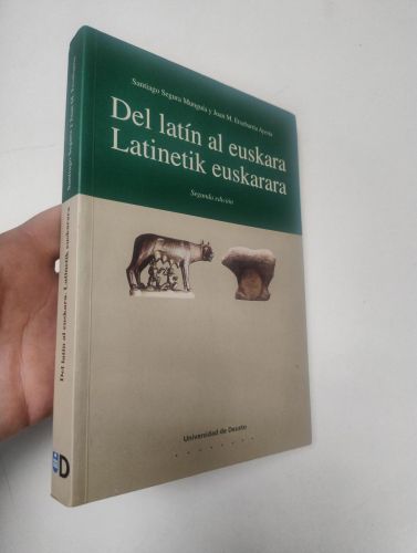 Portada del libro de Del latín al euskara / Latinetik euskarara