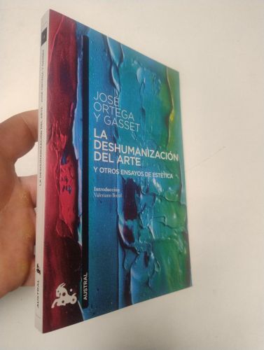 Portada del libro de La deshumanización del arte