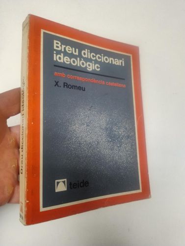 Portada del libro de Breu diccionari ideològic