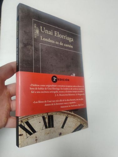 Portada del libro de Londres es de cartón