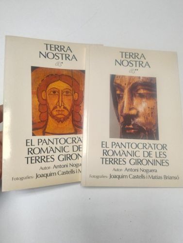 Portada del libro de Terra Nostra. El pantocràtor romànic de les terres gironines (2 vols.)