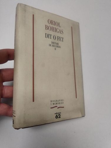 Portada del libro de Dit o fet. Dietari de records II