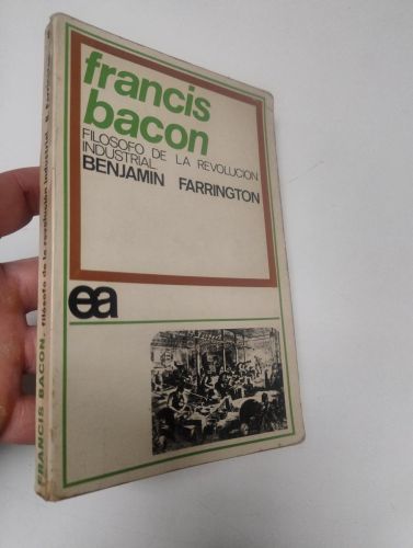 Portada del libro de Francis Bacon, filósofo de la revolución industrial