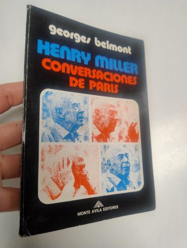 Portada del libro de Henry Miller. Conversaciones de París