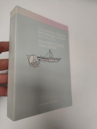Portada del libro de Documents d'història de la llengua catalana