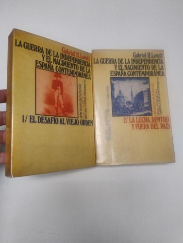 Portada del libro de La guerra de la independencia y el nacimiento de la España contemporánea (2 vols.)