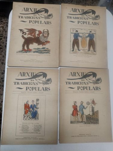 Portada del libro de Arxiu de tradicions populars