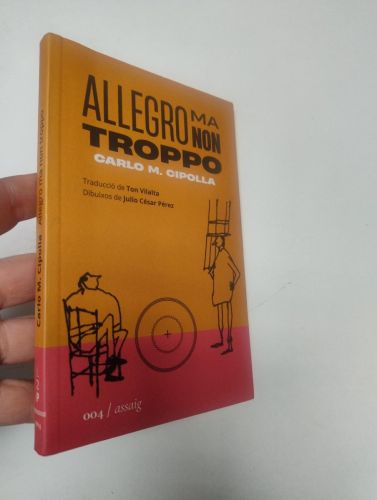 Portada del libro de Allegro ma non troppo (en català)