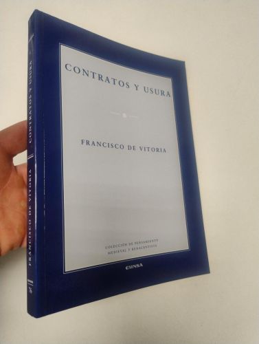 Portada del libro de Contratos y usura