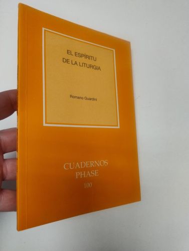 Portada del libro de El espíritu de la liturgia