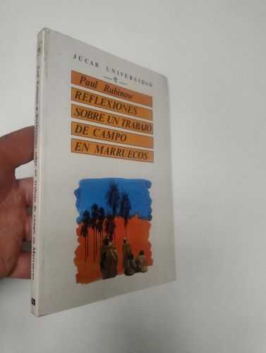 Portada del libro de Reflexiones sobre un trabajo de campo en Marruecos