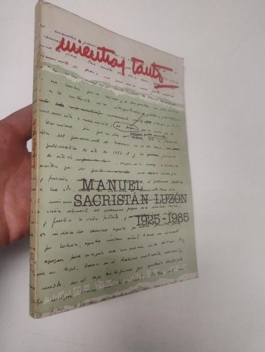 Portada del libro de Mientras tanto. Manuel Sacristán Luzón 1925-1985