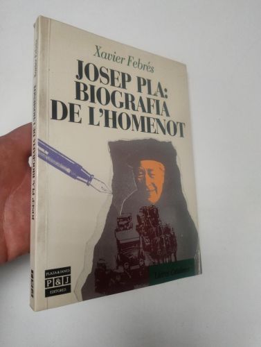 Portada del libro de Josep Pla: Biografia de l'homenot