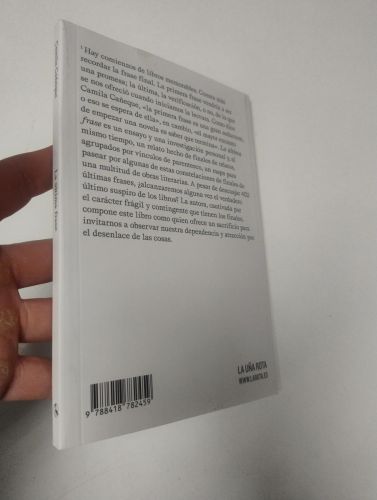 Portada del libro de La última frase