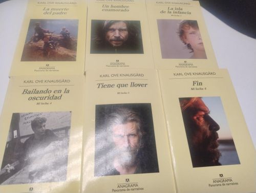 Portada del libro de Mi lucha (1. La muerte del padre / 2. Un hombre enamorado / 3. La isla de la infancia / 4. Bailando...