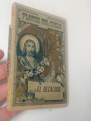 Portada del libro de El Decálogo con imágenes explicado a los niños