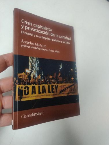 Portada del libro de Crisis capitalista y privatización de la sanidad