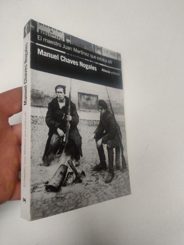 Portada del libro de El maestro Juan Martínez que estaba allí