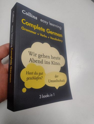 Portada del libro de Collins Easy Learning. Complete German: Grammar + Verbs + Vocabulary