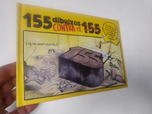 Portada del libro de 155 dibuixos contra el 155