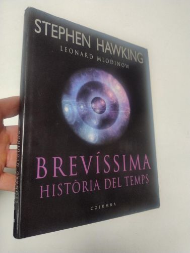 Portada del libro de Brevíssima història del temps