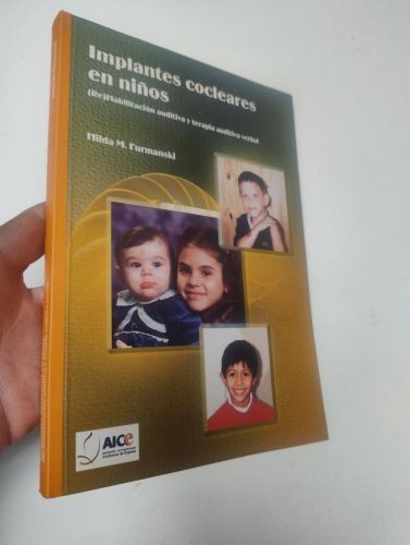 Portada del libro de Implantes cocleares en niños