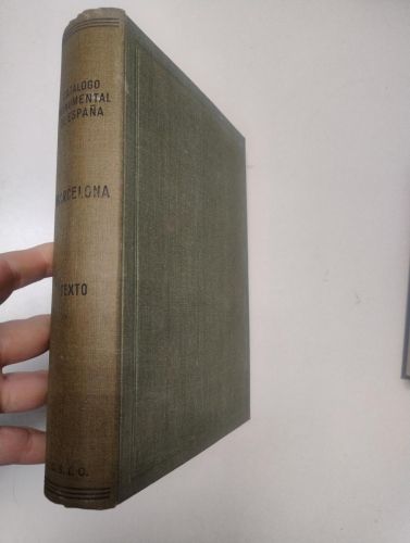 Portada del libro de Catálogo Monumental de España. La Ciudad de Barcelona. Texto