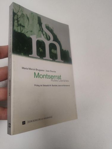 Portada del libro de Montserrat. Rutes literàries