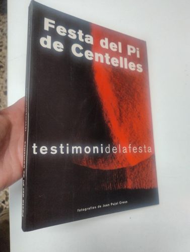 Portada del libro de Festa del Pi de Centelles. Testimoni de la festa