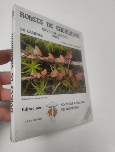 Portada del libro de Bolets de Catalunya. XXVI col·lecció 2007. 50 làmines