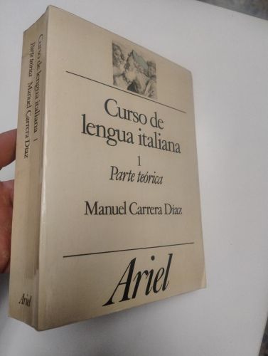 Portada del libro de Curso de lengua italiana. Parte 1. Parte teórica