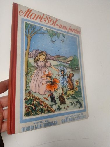 Portada del libro de Mari-Sol en su jardín