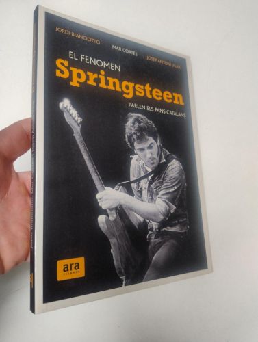Portada del libro de El fenomen Springsteen