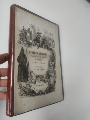 Portada del libro de Mystères de l'Inquisition et autres sociétés secrètes d'Espagne