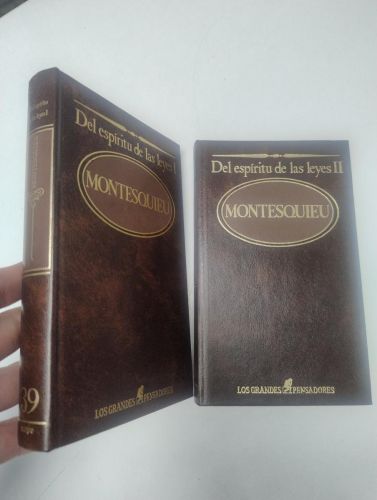 Portada del libro de Del espírirtu de las  leyes (2 vols)