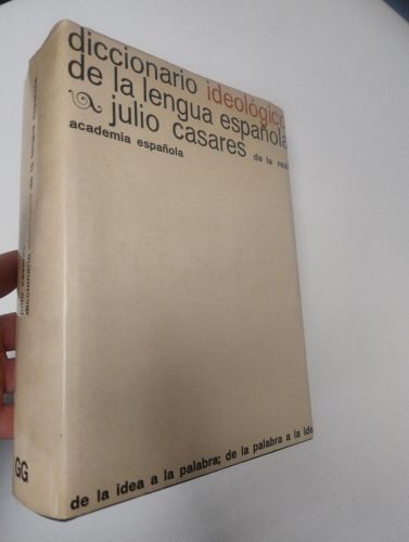 Portada del libro de Diccionario ideológico de la lengua española
