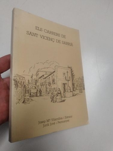 Portada del libro de Els Carrers de Sant Vicenç de Sarrià