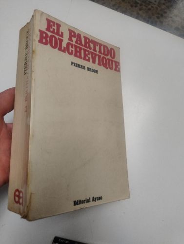 Portada del libro de El partido bolchevique