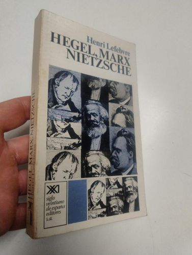 Portada del libro de Hegel, Marx, Nietzsche