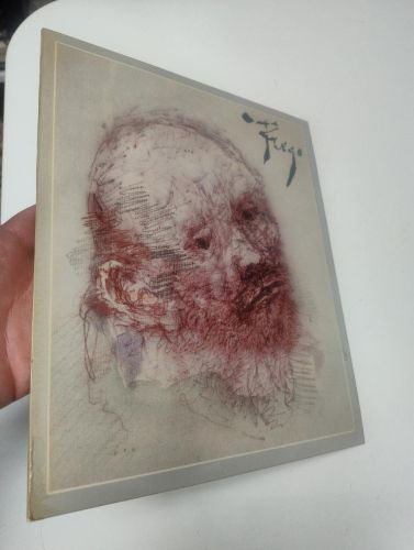 Portada del libro de Prego. Exposición antológica del 5 al 20 de mayo 1983. Barcelona